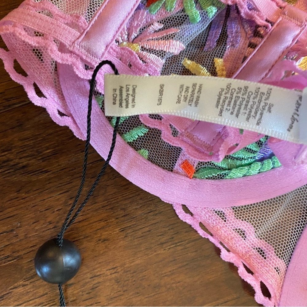 NWT XS For Love & Lemons Gia Underwire Bra - Picture 8 of 9